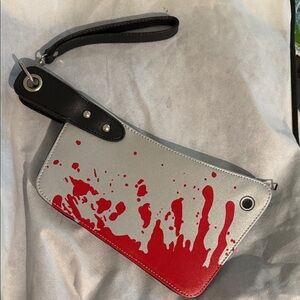 Stylish Red and Black Wristlet